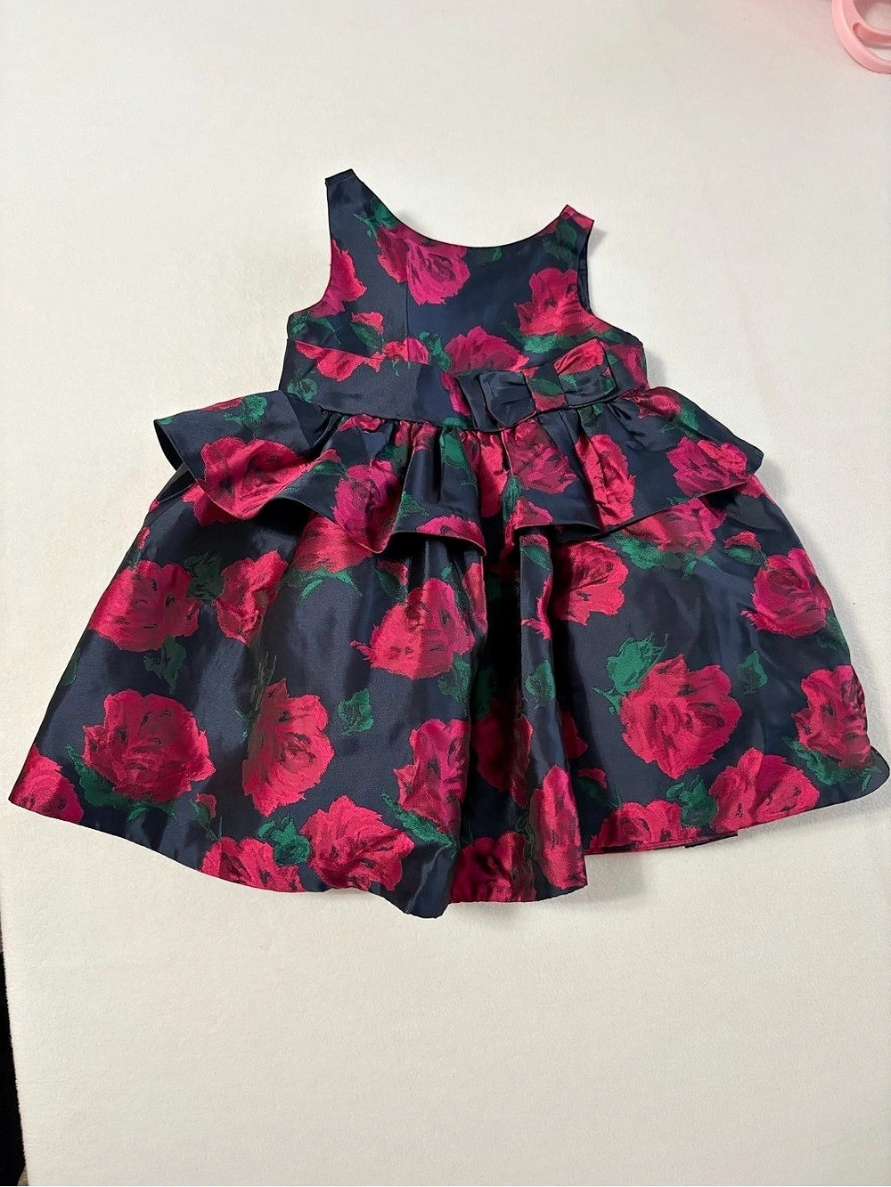 Jane and Jack Floral Party Dress Baby 12 to 18 Months Like New